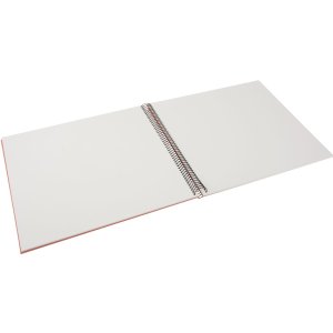 Goldbuch spiraalalbum Bella Vista zalm 34x30 cm 40 witte paginas