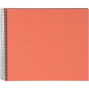 Goldbuch spiraalalbum Bella Vista zalm 35x30 cm 40 zwarte...