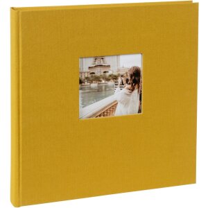 Goldbuch fotoalbum Bella Vista mosterd 30x31 cm 60 witte...