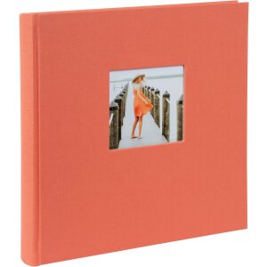 Goldbuch fotoalbum Bella Vista zalm 30x31 cm 60 witte...