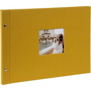 Goldbuch schroefdekselalbum Bella Vista mosterd 39x31 cm...