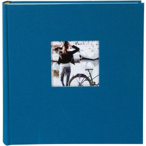 Goldbuch Jumbo fotoalbum Bella Vista petrol 30x31 cm 100 witte paginas