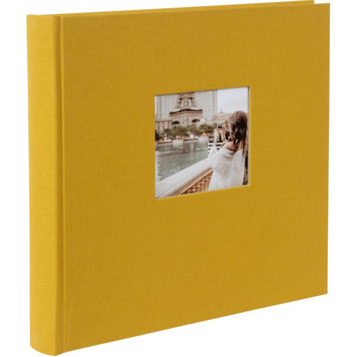 Goldbuch Jumbo Fotoalbum Bella Vista mosterd 30x31 cm 100 witte paginas