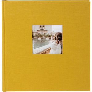 Goldbuch Jumbo Fotoalbum Bella Vista mosterd 30x31 cm 100 witte paginas