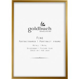 Goldbuch metalen fotolijst Fijn goud 10x15 cm