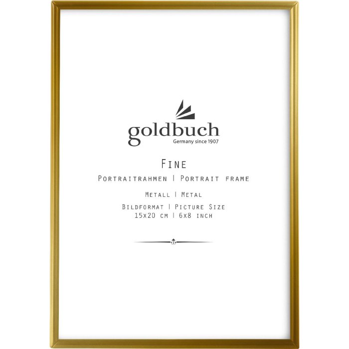 Goldbuch metalen fotolijst Fijn goud 15x20 cm