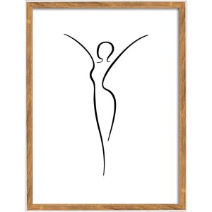 Walther houten lijst Silhouette 30x40 cm naturel