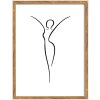 Walther houten lijst Silhouette 30x40 cm naturel