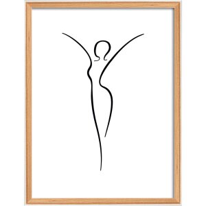 Walther houten lijst Silhouette 30x40 cm beuken