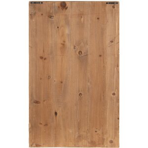 Clayre & Eef 50743 Wandplank Bruin Zwart 40x18x71 cm