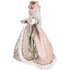 Clayre & Eef 50761 Decoratieve Engel Roze Wit 50x23x65 cm