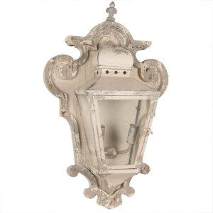 Clayre & Eef 5LMP363 Wandlamp Beige Grijs Goudkleurig...