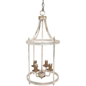 Clayre & Eef 5LMP371 Hanglamp Beige Ø 30x65 cm...