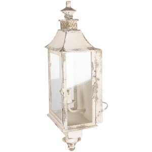 Clayre & Eef 5LMP372 Wandlamp Beige 25x17x62 cm...