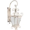 Clayre & Eef 5LMP373 Wandlamp Beige 31x39x79 cm E14-max 1x25W