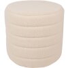 Clayre & Eef 65170 Kruk set van 2 Beige Ø 50x45 - Ø 40x40 cm