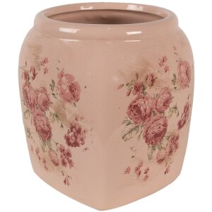 Clayre & Eef 6CE1604M Binnen Bloempot Roze 14x14x16 cm