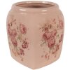 Clayre & Eef 6CE1604M Binnen Bloempot Roze 14x14x16 cm