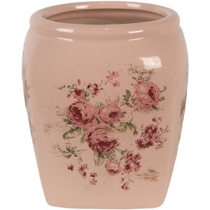 Clayre & Eef 6CE1604S Binnen Bloempot Roze 12x12x14 cm