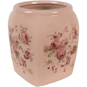 Clayre & Eef 6CE1604S Binnen Bloempot Roze 12x12x14 cm