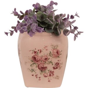 Clayre & Eef 6CE1604S Binnen Bloempot Roze 12x12x14 cm