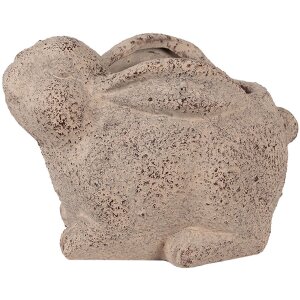 Clayre & Eef 6CE1622 Binnen Bloempot Beige 17x12x12 cm