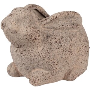 Clayre & Eef 6CE1622 Binnen Bloempot Beige 17x12x12 cm