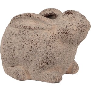 Clayre & Eef 6CE1622 Binnen Bloempot Beige 17x12x12 cm