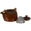 Clayre & Eef 6CETE0137 Theepot Bruin Ø 14x12 cm - 750 ml