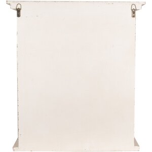 Clayre & Eef 6H2306 Wandplank Wit 51x20x56 cm