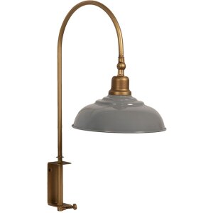 Clayre & Eef 6LMP785 Wandlamp Goudkleurig 33x21x48 cm...