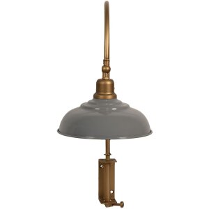 Clayre & Eef 6LMP785 Wandlamp Goudkleurig 33x21x48 cm E14-max 1x60W