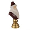 Clayre & Eef Kerstman Decoratie Rood Wit 19x15x40 cm