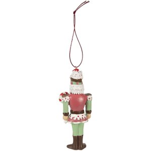 Clayre & Eef 6PR3996 Decoratiehanger Notenkraker Rood...