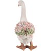 Clayre & Eef 6PR4896 Decoratie Gans Wit Roze 37x22x45 cm