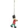 Clayre & Eef 6PR4918 Decoratie Hanger Soldaat Rood Groen 4x2x8 cm