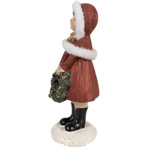 Clayre & Eef 6PR4948 Kerstdecoratie beeldje kind...