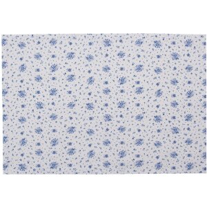 Clayre & Eef BRB40 Placemats Set van 6 Beige, Blauw...