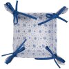 Clayre & Eef BRB47 Broodmandje Beige, Blauw 35x35x8 cm