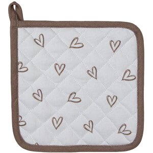 Clayre & Eef BSLC45 Pannenlap Beige Bruin 20x20 cm