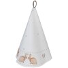 Clayre & Eef BSLC48 Theedoek Beige Bruin Ø 80 cm