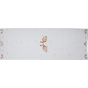 Clayre & Eef BSLC64 Tafelloper Beige Bruin 50x140 cm...