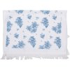 Clayre & Eef CTBRB Gastendoek Wit Blauw 40x66 cm