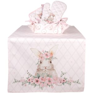 Clayre & Eef FEB44-1 Ovenwanten Roze 18x30 cm