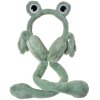 Juleeze JZCEW0010GR Oorwarmer kinderen met beweegbare oren groen