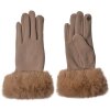 Juleeze JZGL0043BE Winterhandschoenen Beige 8x24 cm