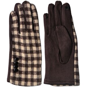 Juleeze JZGL0051CH Winterhandschoenen Bruin 9x24 cm