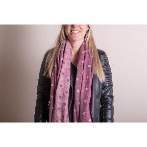 Juleeze JZSC0773BU Wintersjaal dames rood 68x180 cm