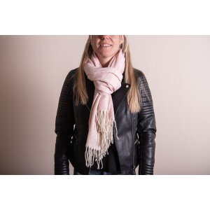 Juleeze JZSC0774P Wintersjaal dames roze 68x180 cm