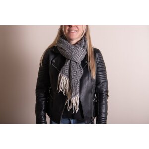 Juleeze JZSC0774Z Winter Sjaal Dames Zwart 68x180 cm